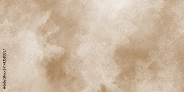 Fototapeta Brown watercolour background,Old brown paper parchment background,textures and web banners design,retro or nostalgic designs. Ideal for autumn themes, Thanksgiving cards