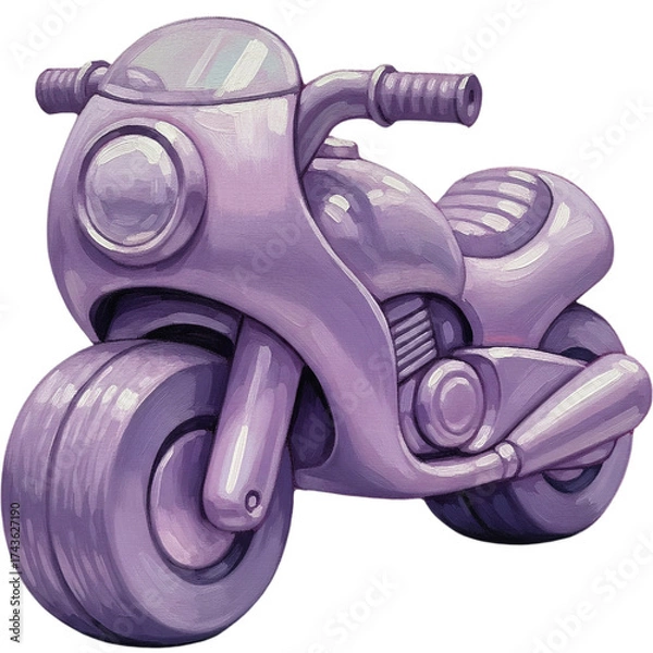 Fototapeta motorcycle engine 3d render