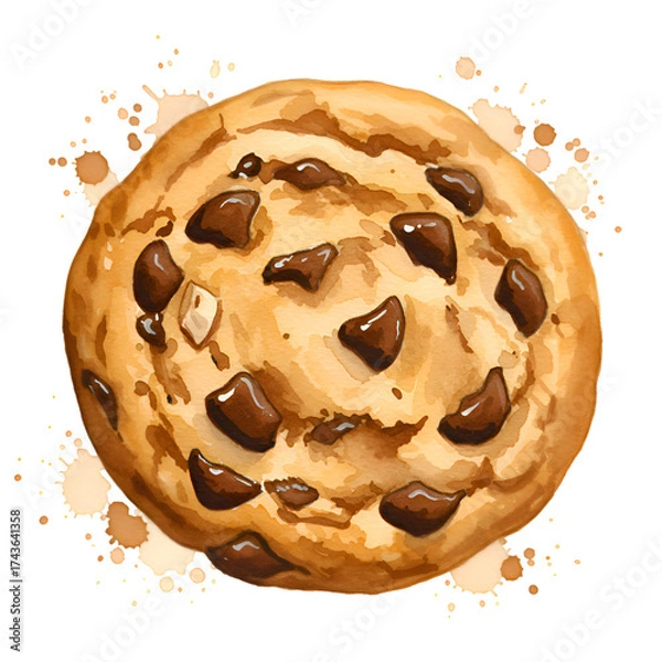 Obraz chocolate chip cookie