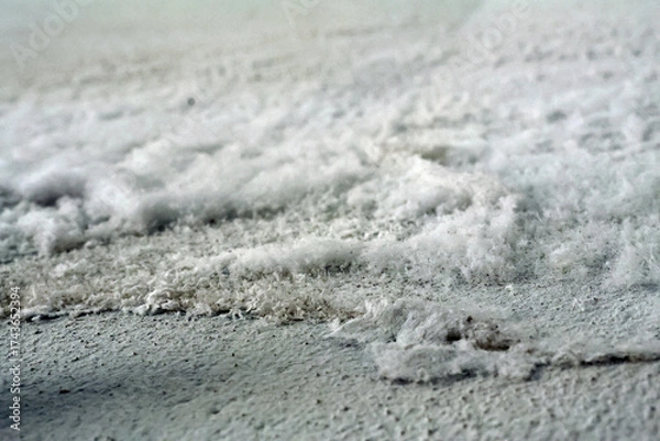 Obraz Wall with Saltpeter Efflorescence Caused by Rising Damp