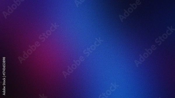 Fototapeta Dark Blue and Magenta Gradient Background – Soft Abstract Light Texture with Neon Glow for Modern Design, Digital Art, Wallpaper, and Web Interface