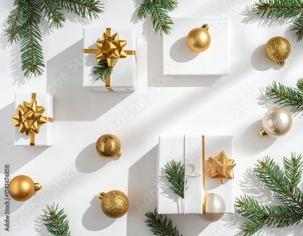 Obraz christmas tree decorations