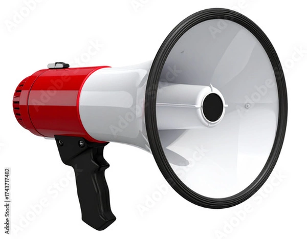 Fototapeta Traffic Control Megaphone transparent background