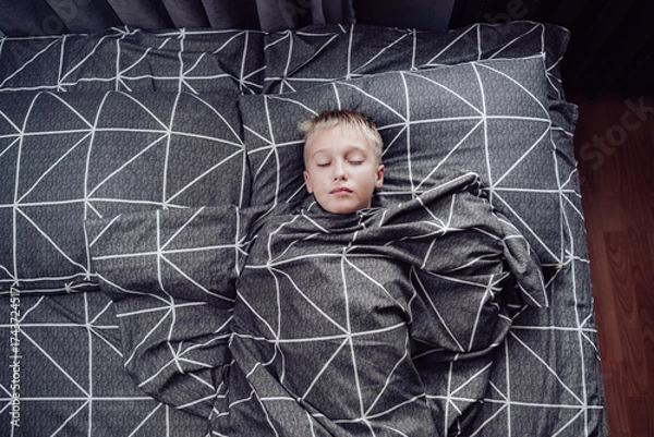 Obraz boy in bed