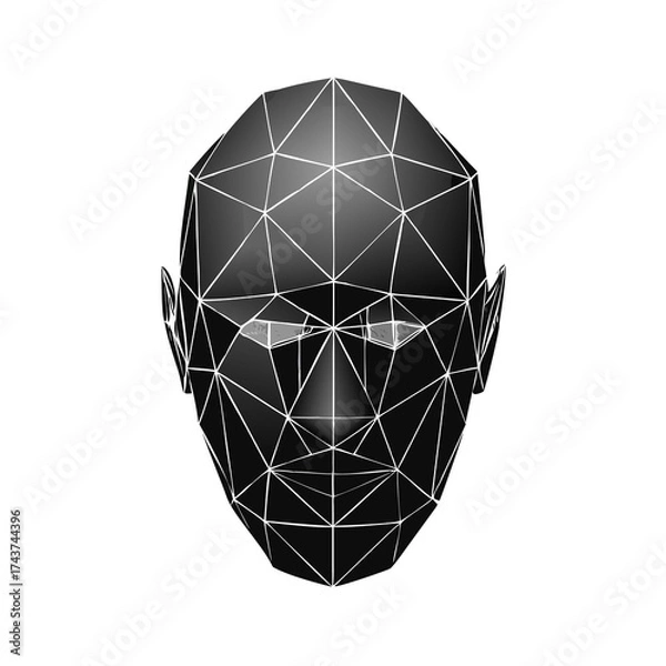 Obraz diamond on white background