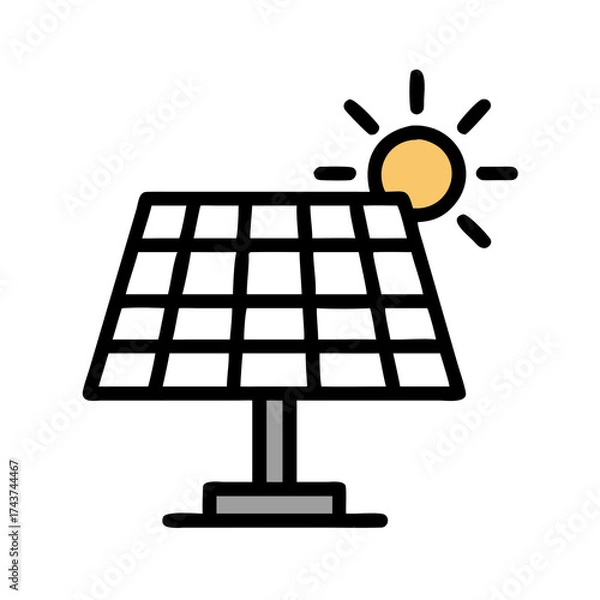 Obraz vector illustration of a computer monitor