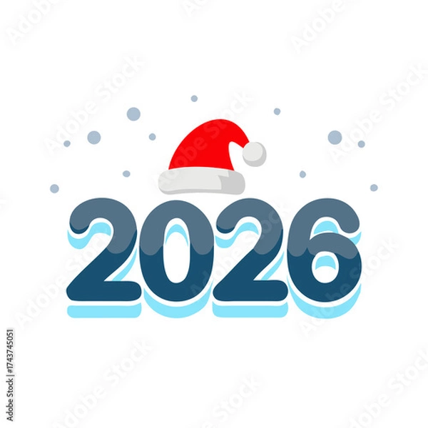 Obraz happy new year 2026 Christmas day