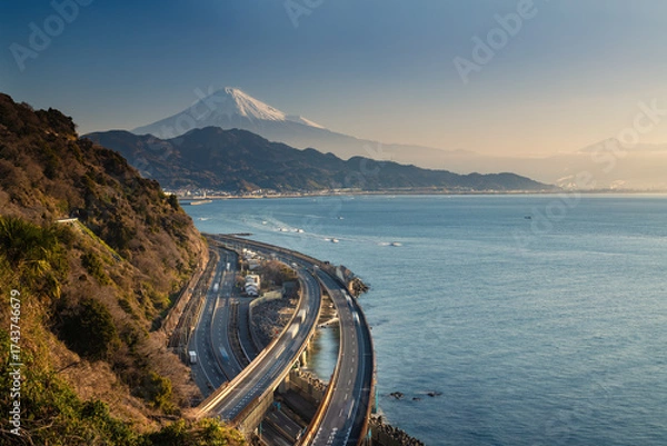 Obraz 薩埵峠からの富士山の眺望