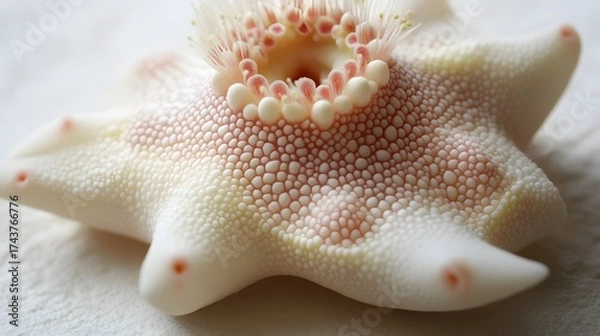 Obraz Abstract starfish macro featuring texture, details and unique pattern surface