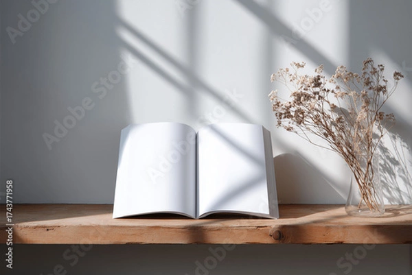 Obraz Professional Book Mockup Template with Clean Background