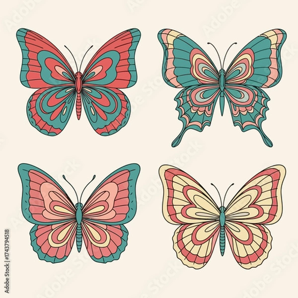 Obraz Open Holy Book on Rehal Stand | Quran Reading Symbol | Islamic Religious Vector Icon