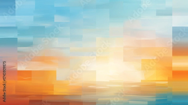 Fototapeta Sunset Palette Harmony