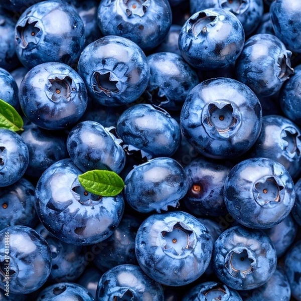 Fototapeta Close-up blueberry cluster