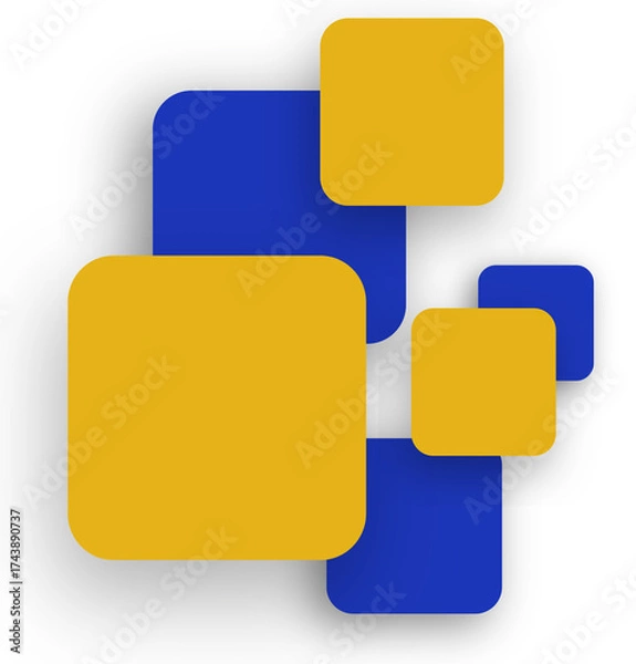 Fototapeta Oriental Decorative Vector Element in Minimal Style