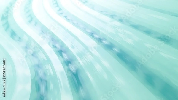 Obraz Gentle Flowing Light Streaks Background Design.