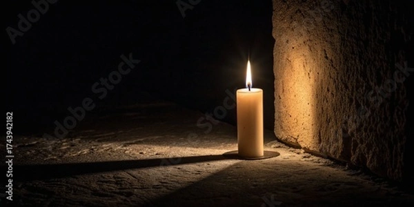 Fototapeta light in the darkness