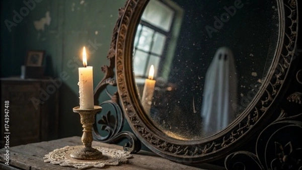 Fototapeta antique mirror