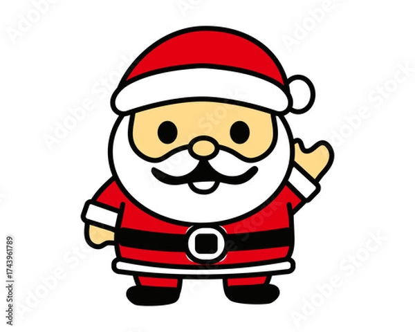 Fototapeta 使いやすいサンタクロースのデザイン
