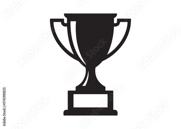 Obraz Trophy Icon, Trophy Solid Vector, Trophy Design