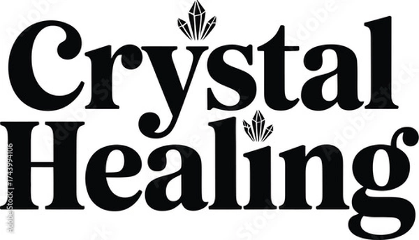 Fototapeta Crystal healing benefits guide properties and uses for wellness