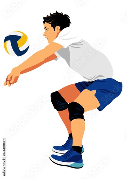 Obraz バレーボール選手