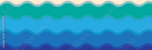 Fototapeta abstract blue wave strips background design.EPS10