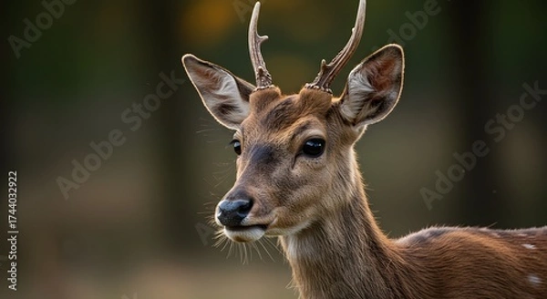 Obraz Deer portrait in forest