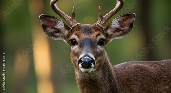 Obraz Deer portrait in forest