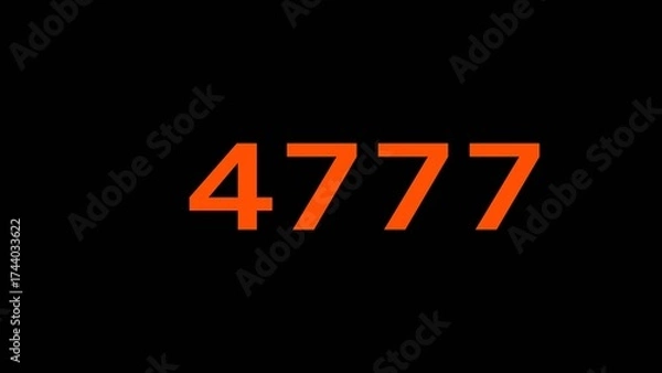 Fototapeta Mathematics numbers illustration. Counting number text.