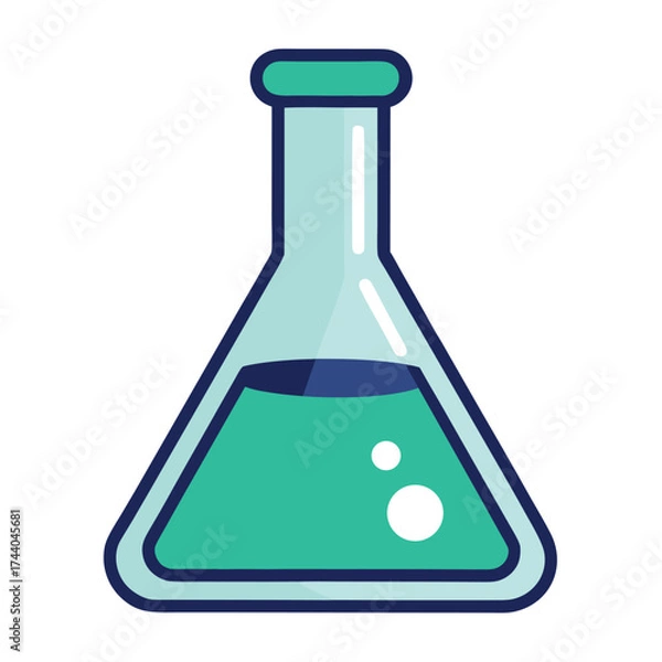 Obraz Chemistry Flask Icon