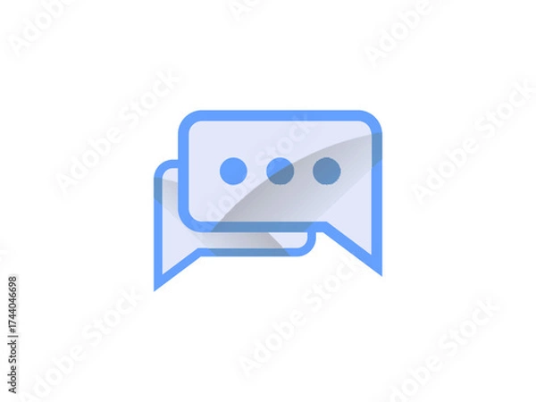 Fototapeta Chat Bubble Icon