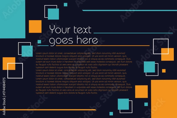 Obraz Abstract background with place holder for text