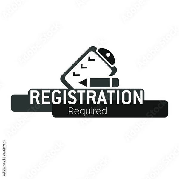 Fototapeta Registration required
