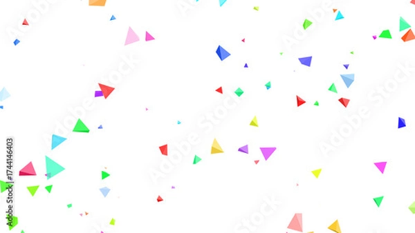 Fototapeta カラフルな紙吹雪の背景素材