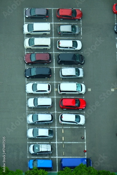 Obraz  上から見た駐車場