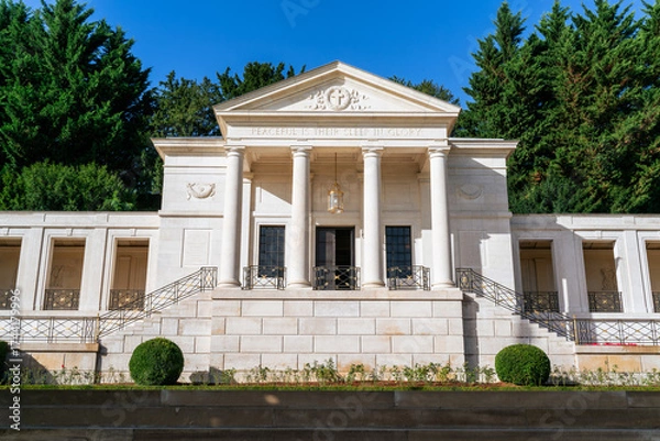 Obraz Mausolée du cimetière américain de Suresnes près de Paris
