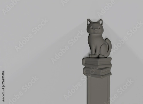 Fototapeta stylized bookmarks for books with different patterns and animals on an isolated background