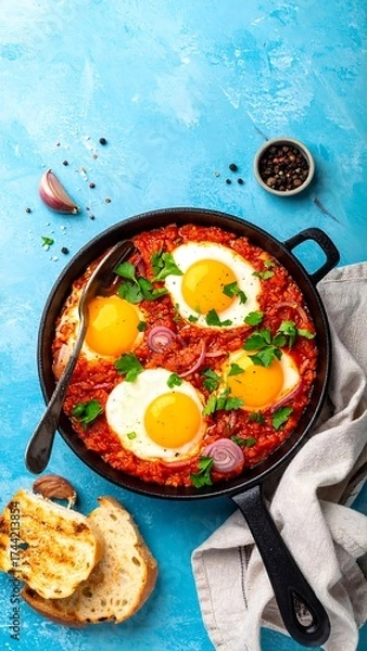 Obraz Savory breakfast dish