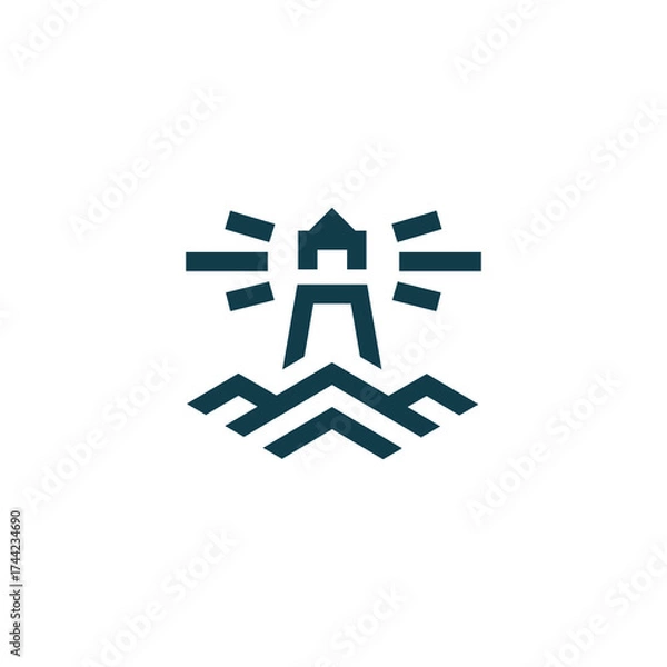 Obraz beacon icon vector