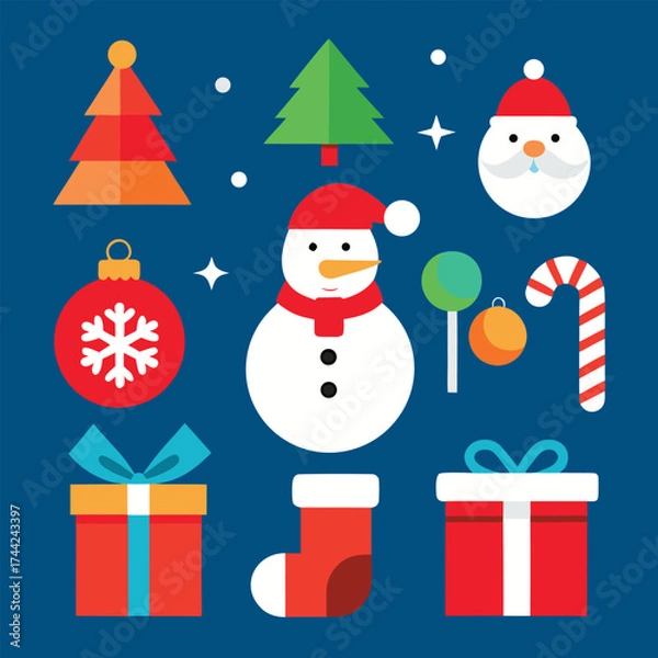 Fototapeta Christmas Vector 