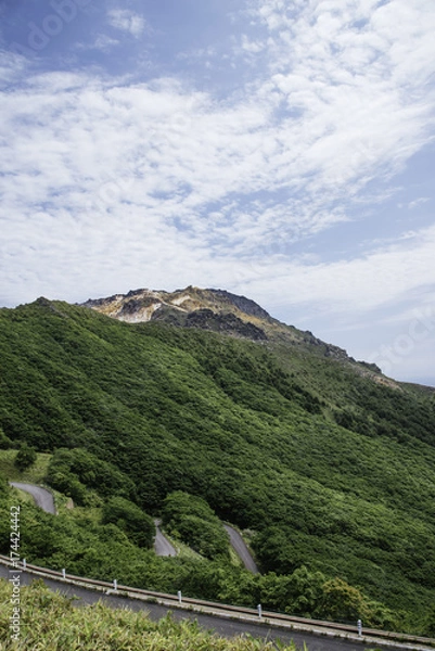 Obraz 北海道　恵山の風景