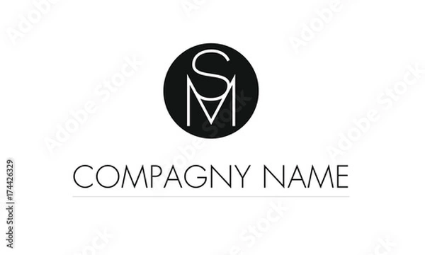 Obraz Logo Minimalist Luxury SM