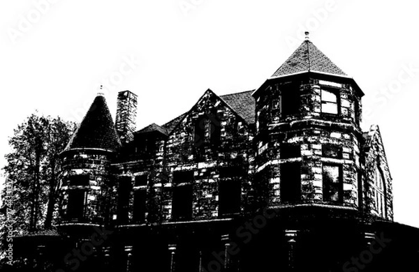 Obraz  Mansion silhouette