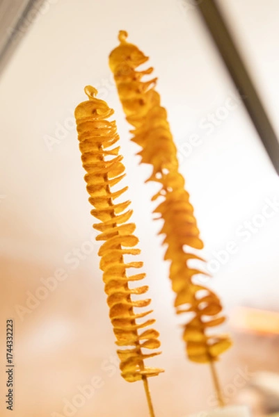 Obraz Spiralkartoffeln