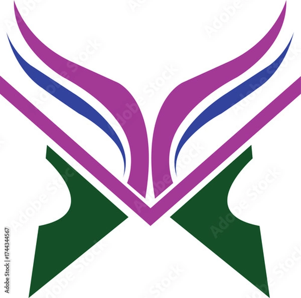 Obraz Mosque icon logo vector illustration