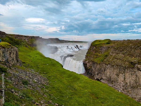 Fototapeta The Gullfoss waterfall in Iceland