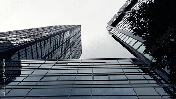 Obraz Moderne Gebäude Sicht nach oben 