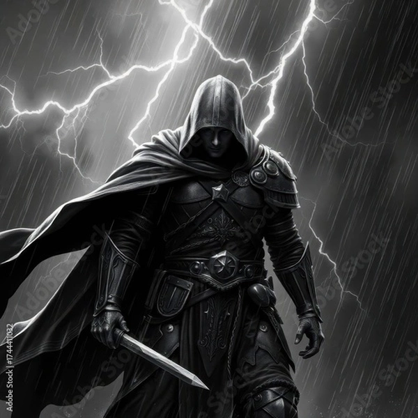 Obraz  Stormborn Warrior: Echo of Thunder