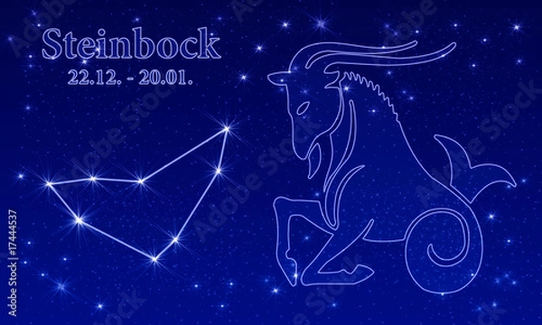 Obraz Tierkreiszeichen - Steinbock