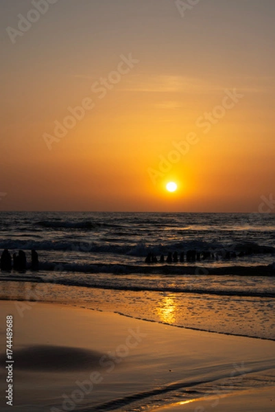 Obraz sunset on the beach